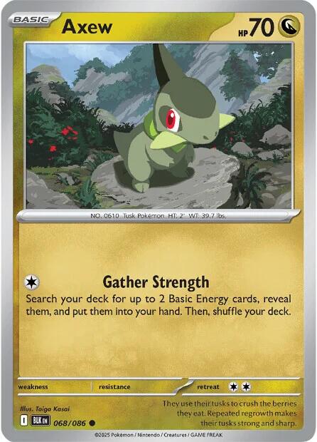 Axew (068/086) [Scarlet & Violet: Black Bolt] Pokémon