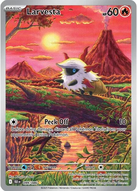 Larvesta (099/086) [Scarlet & Violet: Black Bolt] Pokémon