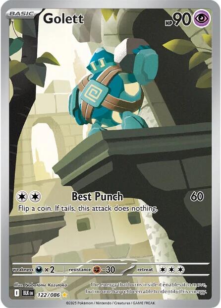 Golett (122/086) [Scarlet & Violet: Black Bolt] Pokémon