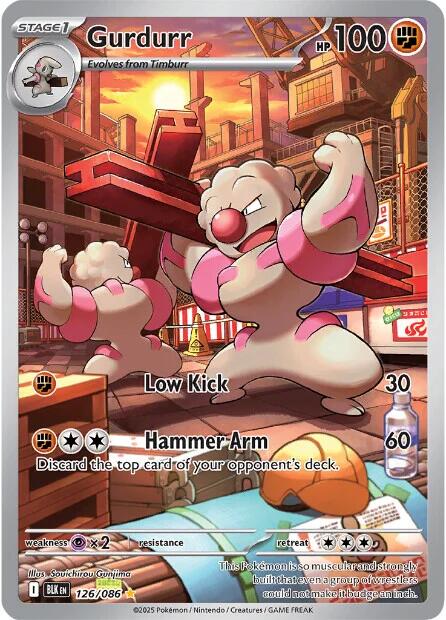 Gurdurr (126/086) [Scarlet & Violet: Black Bolt] Pokémon