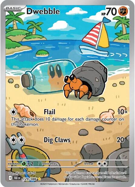 Dwebble (129/086) [Scarlet & Violet: Black Bolt] Pokémon