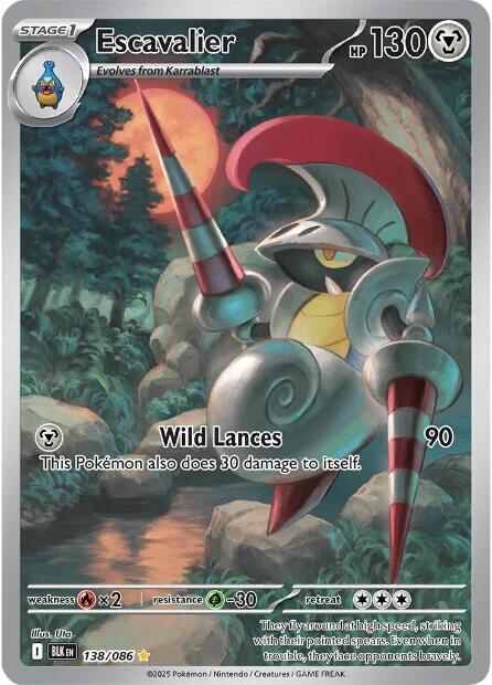 Escavalier (138/086) [Scarlet & Violet: Black Bolt] Pokémon