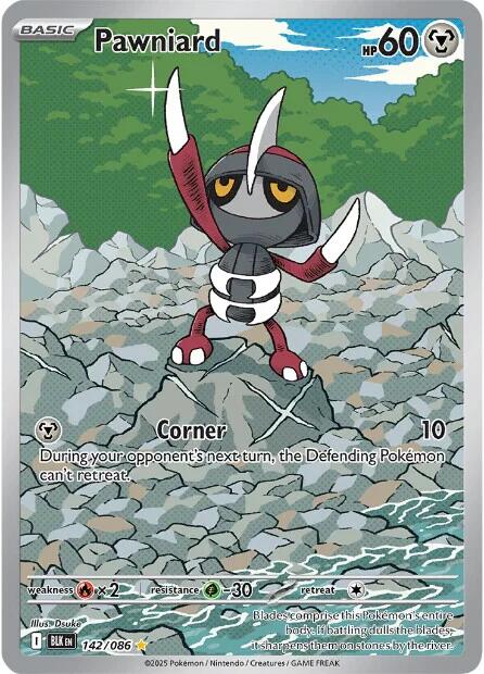 Pawniard (142/086) [Scarlet & Violet: Black Bolt] Pokémon