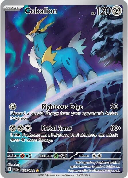 Cobalion (144/086) [Scarlet & Violet: Black Bolt] Pokémon