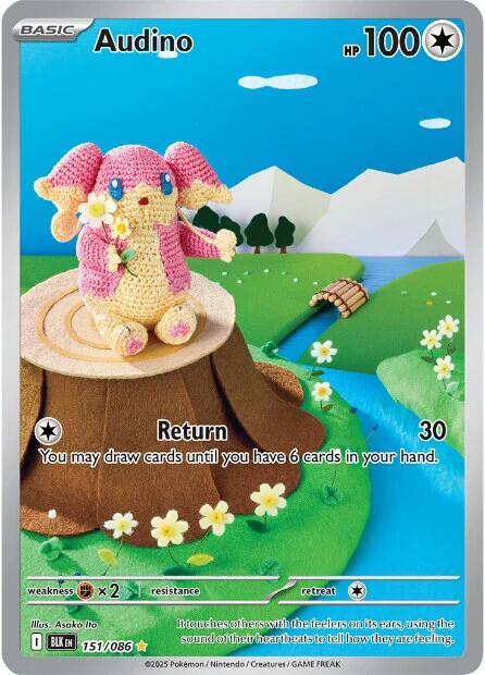 Audino (151/086) [Scarlet & Violet: Black Bolt] Pokémon