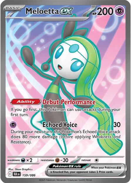 Meloetta ex (159/086) [Scarlet & Violet: Black Bolt] Pokémon
