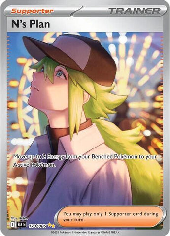 N's Plan (170/086) [Scarlet & Violet: Black Bolt] Pokémon