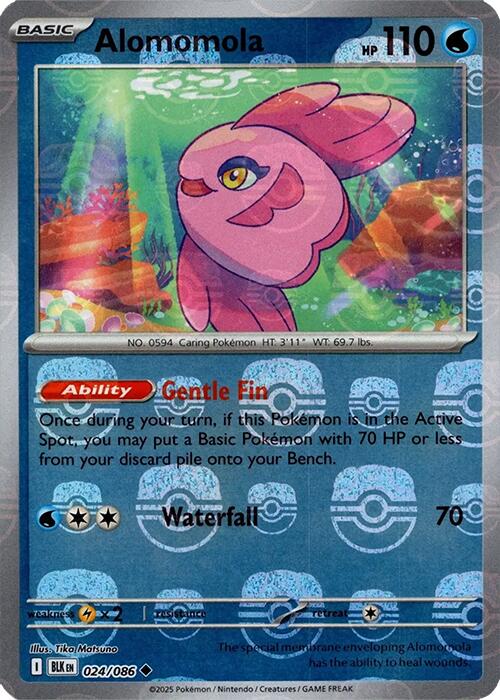 Alomomola (024/086) (Master Ball Pattern) [Scarlet & Violet: Black Bolt] Pokémon