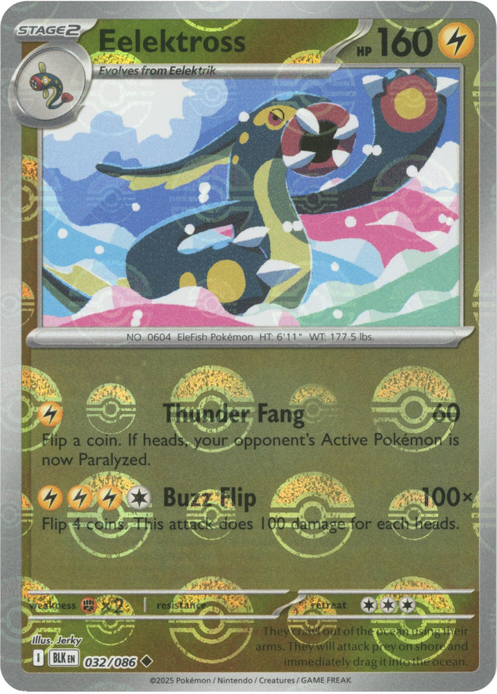 Eelektross (032/086) (Poke Ball Pattern) [Scarlet & Violet: Black Bolt] Pokémon