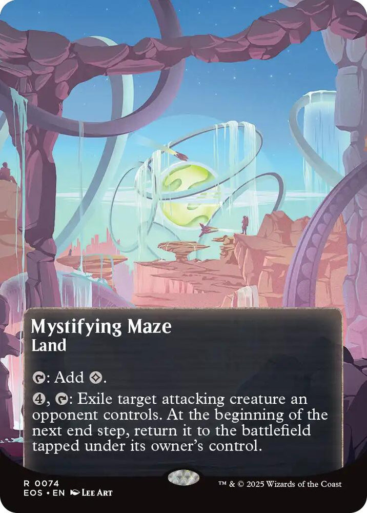 Mystifying Maze (0074) (Borderless) [Edge of Eternities: Stellar Sights] Magic: The Gathering
