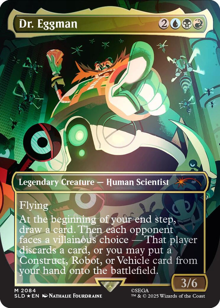 Dr. Eggman (Rainbow Foil) [Secret Lair Drop Series] Magic: The Gathering
