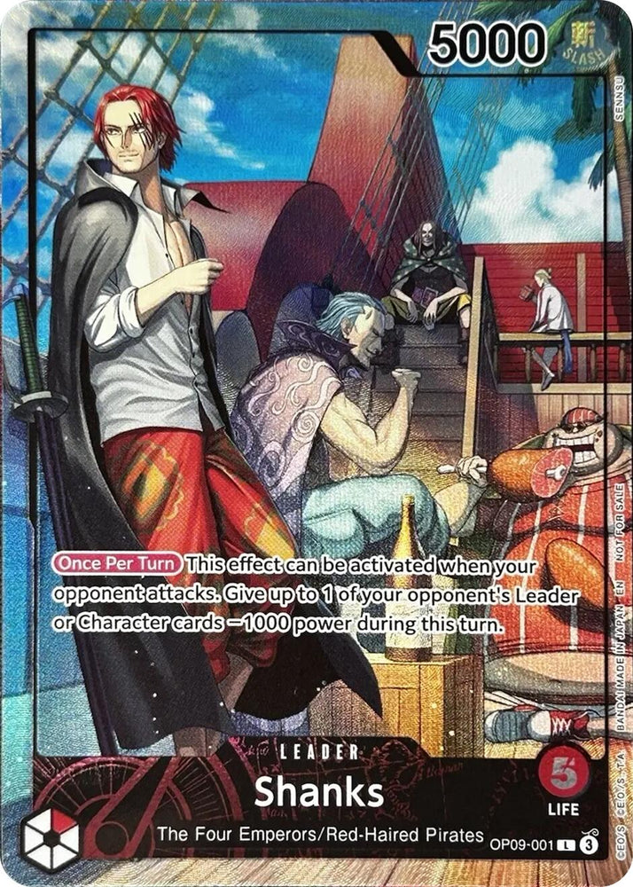Shanks (2025 PSA Magazine Promo) [One Piece Promotion Cards] Bandai