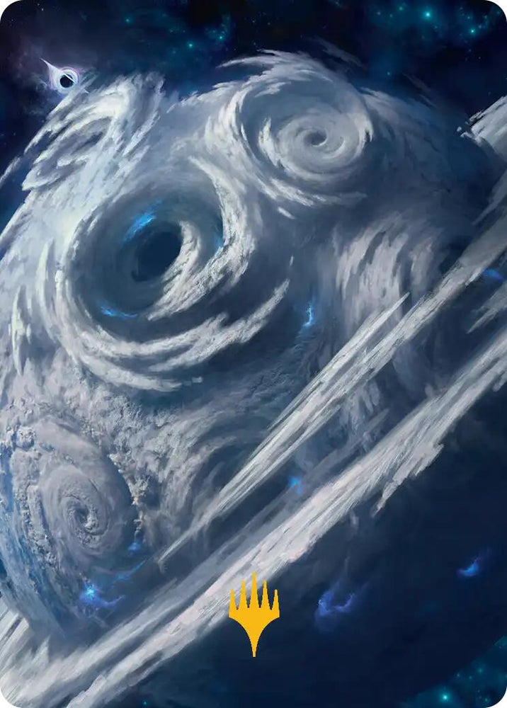 Uthros, Titanic Godcore Art Card (Gold-Stamped Planeswalker Symbol) [Edge of Eternities Art Series] Magic: The Gathering