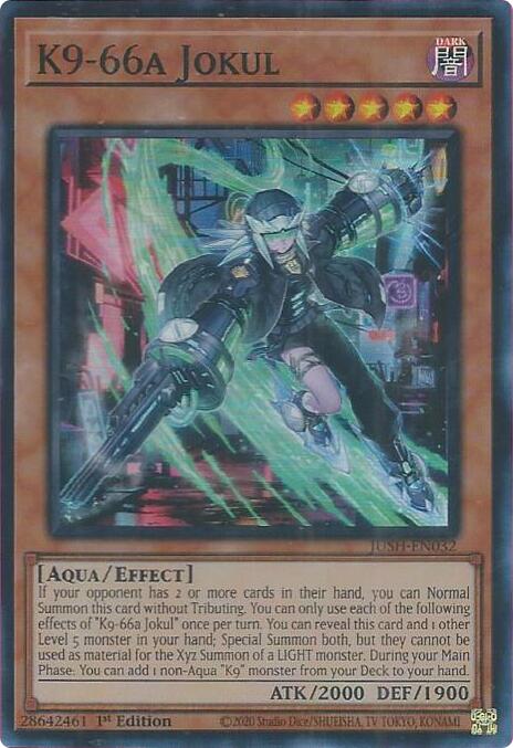 K9-66a Jokul [JUSH-EN032] Super Rare Yu-Gi-Oh!