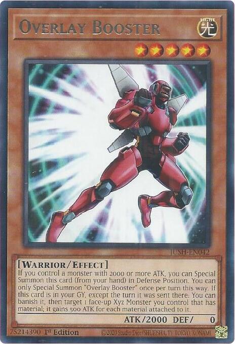 Overlay Booster [JUSH-EN042] Rare Yu-Gi-Oh!
