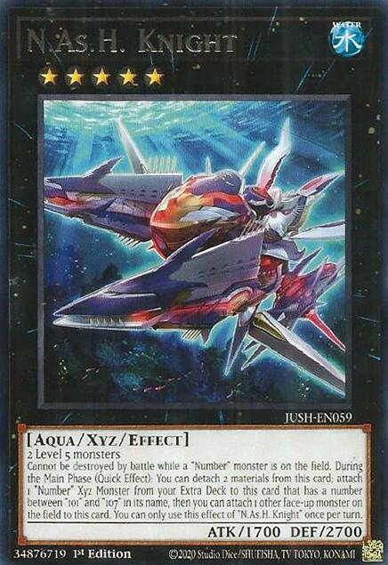 N.As.H. Knight [JUSH-EN059] Rare Yu-Gi-Oh!