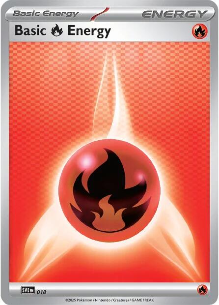 Basic Fire Energy (018) [Scarlet & Violet: Black Bolt] Pokémon
