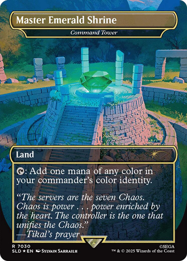 Master Emerald Shrine - Command Tower (7030) [Secret Lair Drop Series] Magic: The Gathering