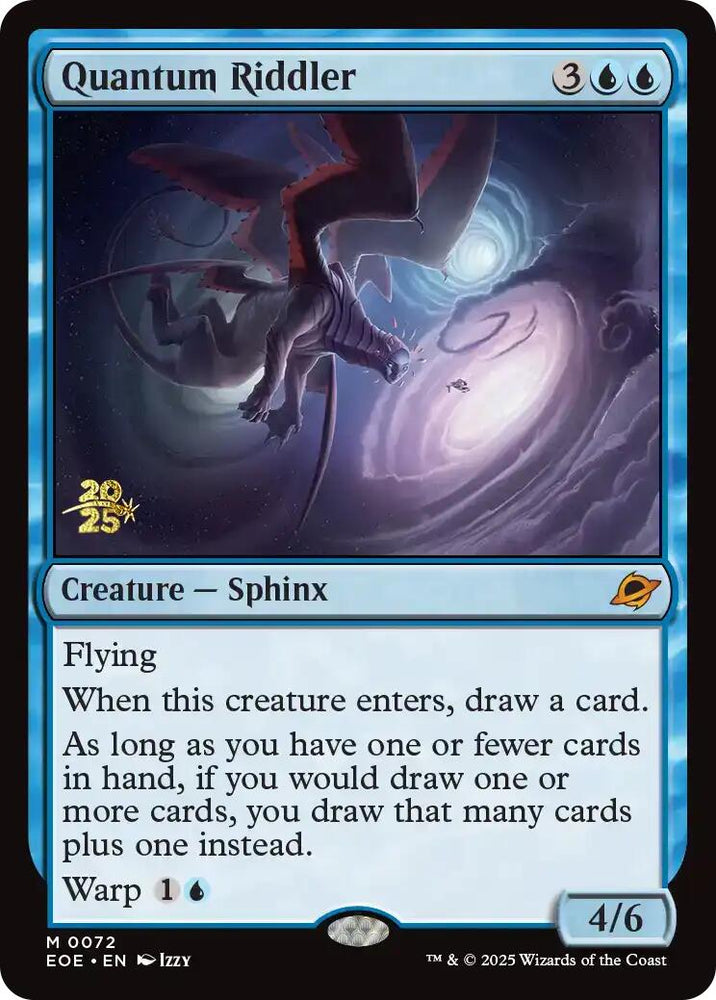 Quantum Riddler [Edge of Eternities Prerelease Promos] Magic: The Gathering