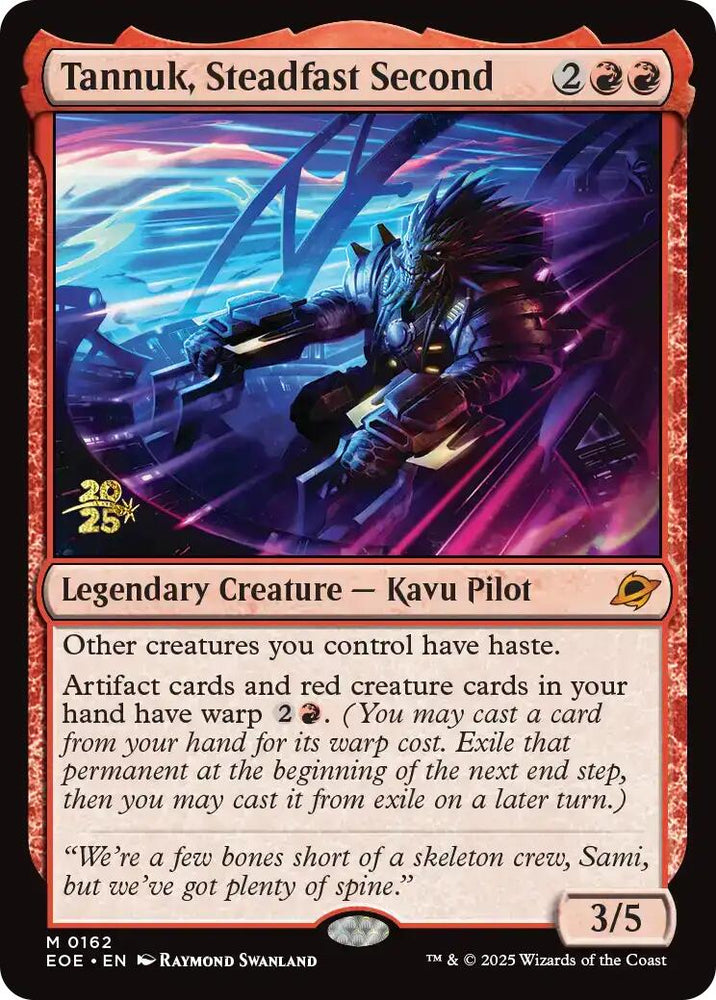 Tannuk, Steadfast Second [Edge of Eternities Prerelease Promos] Magic: The Gathering