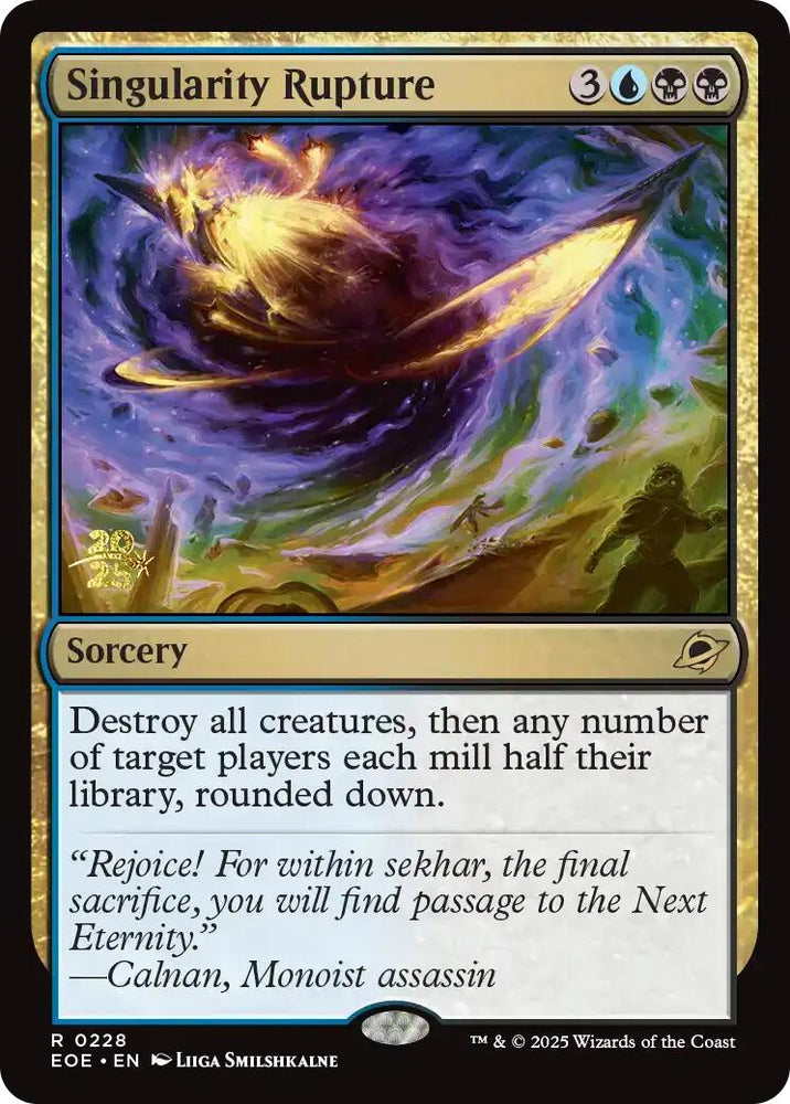 Singularity Rupture [Edge of Eternities Prerelease Promos] Magic: The Gathering