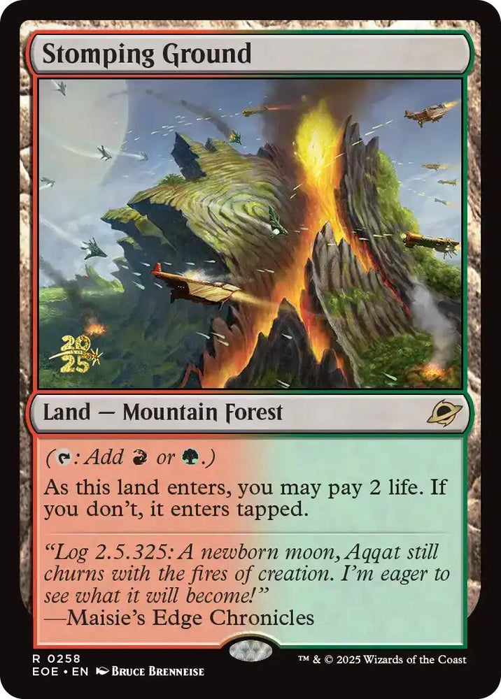 Stomping Ground [Edge of Eternities Prerelease Promos] Magic: The Gathering