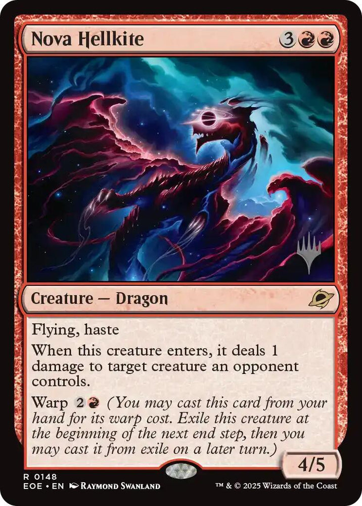 Nova Hellkite (Promo Pack) [Edge of Eternities Promo Pack] Magic: The Gathering