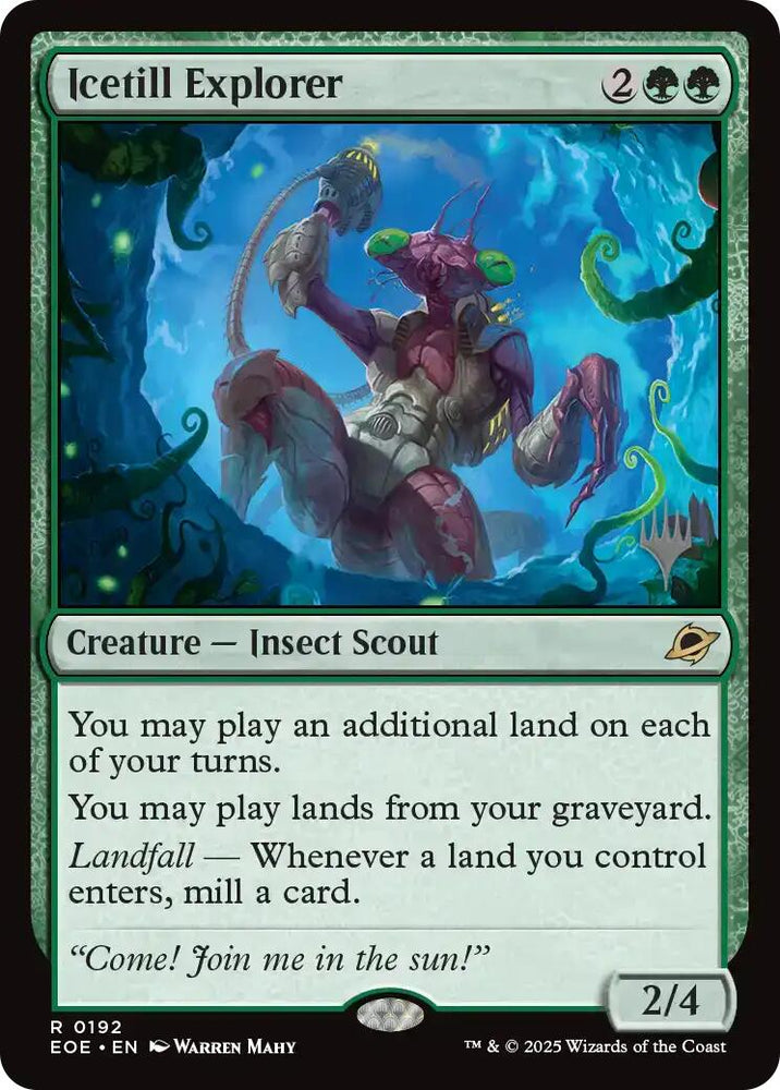 Icetill Explorer (Promo Pack) [Edge of Eternities Promo Pack] Magic: The Gathering