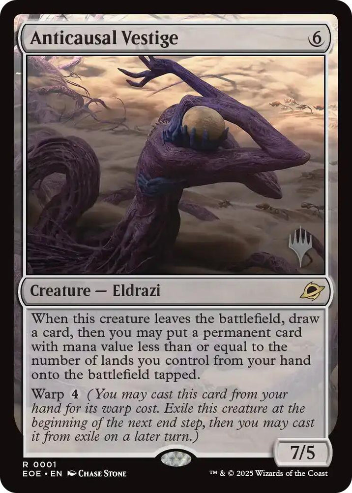 Anticausal Vestige (Promo Pack) [Edge of Eternities Promo Pack] Magic: The Gathering