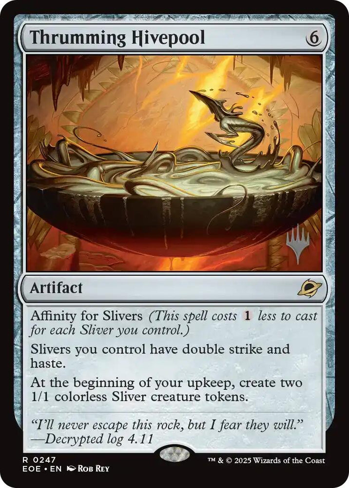 Thrumming Hivepool (Promo Pack) [Edge of Eternities Promo Pack] Magic: The Gathering