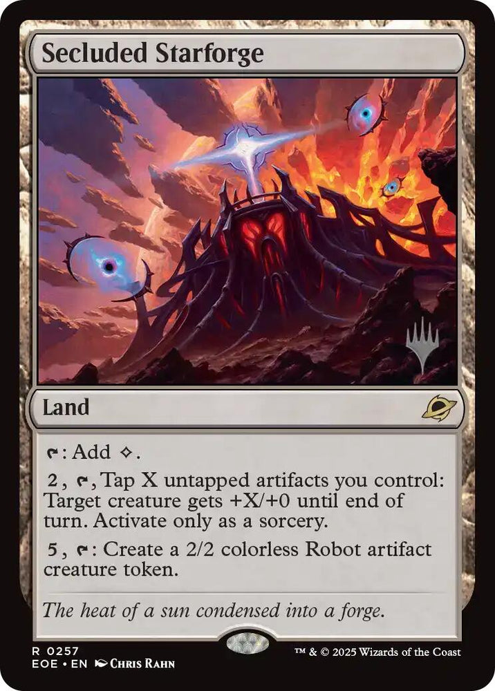 Secluded Starforge (Promo Pack) [Edge of Eternities Promo Pack] Magic: The Gathering