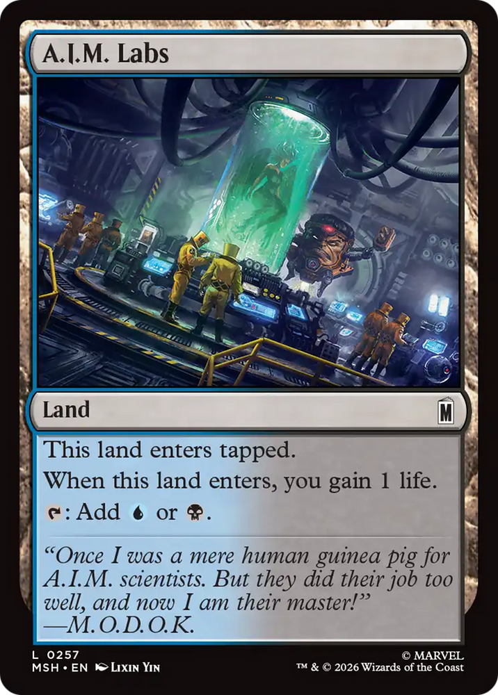A.I.M. Labs [Marvel Super Heroes] Magic: The Gathering