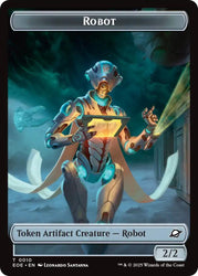 Robot // Lander (0004) Double-Sided Token [Edge of Eternities Tokens] Magic: The Gathering