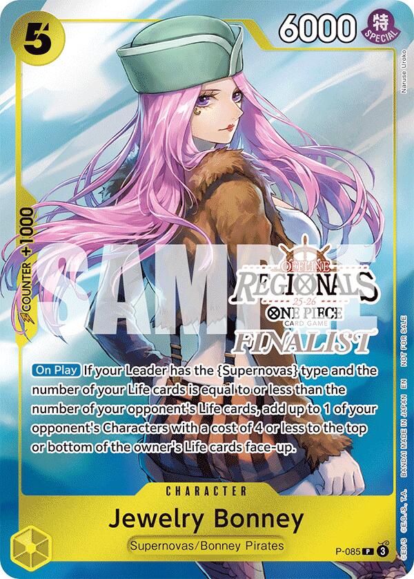 Jewelry Bonney (Offline Regional Finalist Card Set 2025 Vol.2) [One Piece Promotion Cards] Bandai