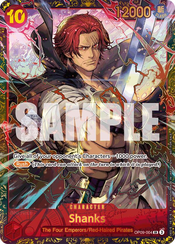 Shanks (Championship 25-26 Offline Regionals Season 2) [One Piece Promotion Cards] Bandai