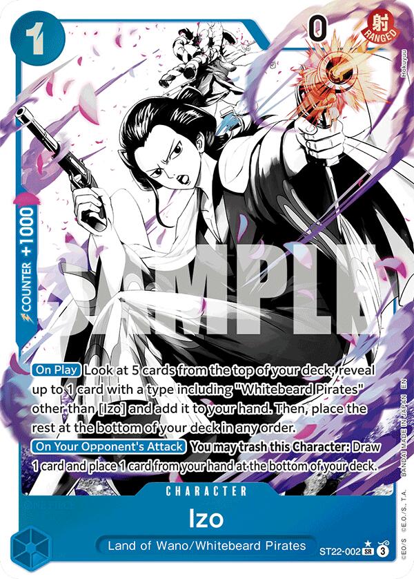Izo (Parallel) [Starter Deck: Ace & Newgate] Bandai