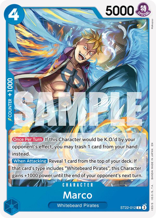 Marco [Starter Deck: Ace & Newgate] Bandai