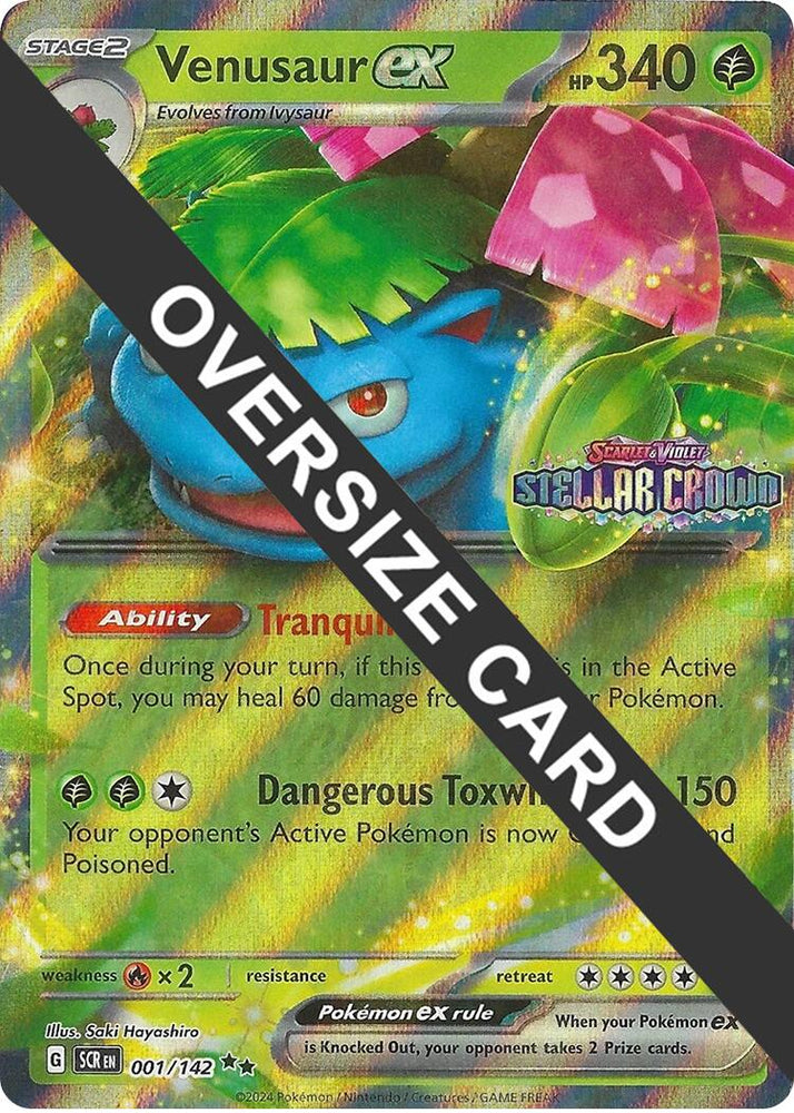 Venusaur ex (001/142) (Jumbo Card) [Miscellaneous Cards] Pokémon