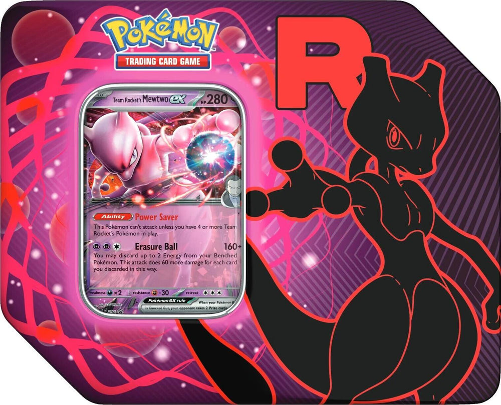 Team Rocket Tin (Team Rocket's Mewtwo ex) Pokémon