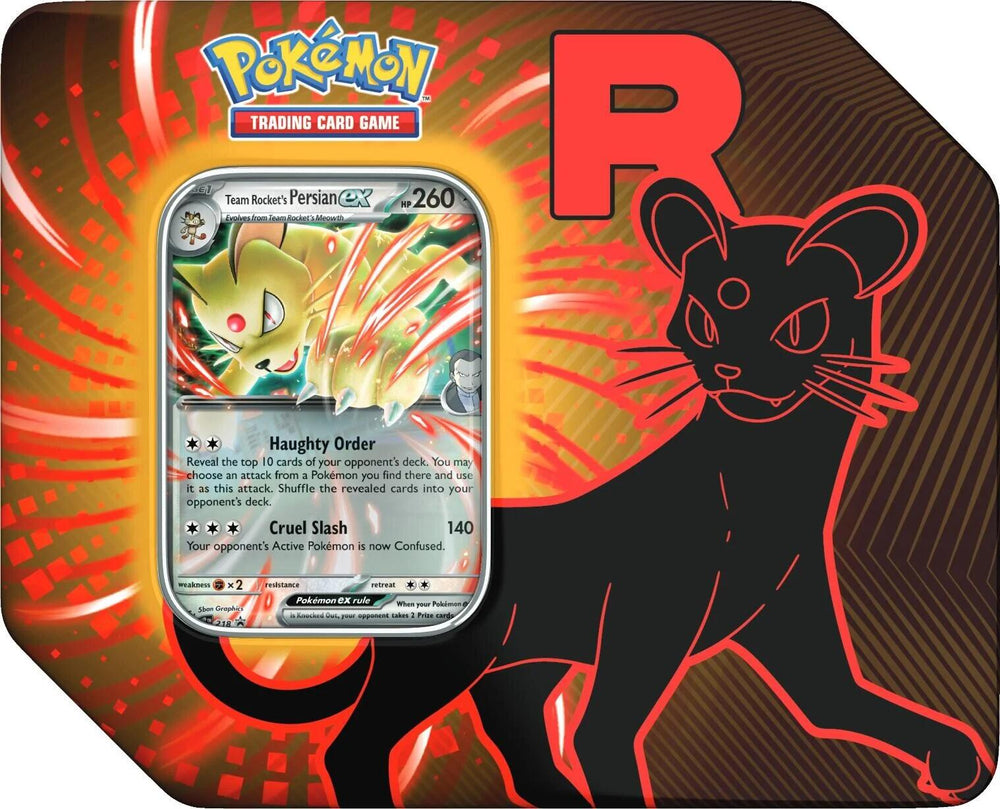 Team Rocket Tin (Team Rocket's Persian ex) Pokémon