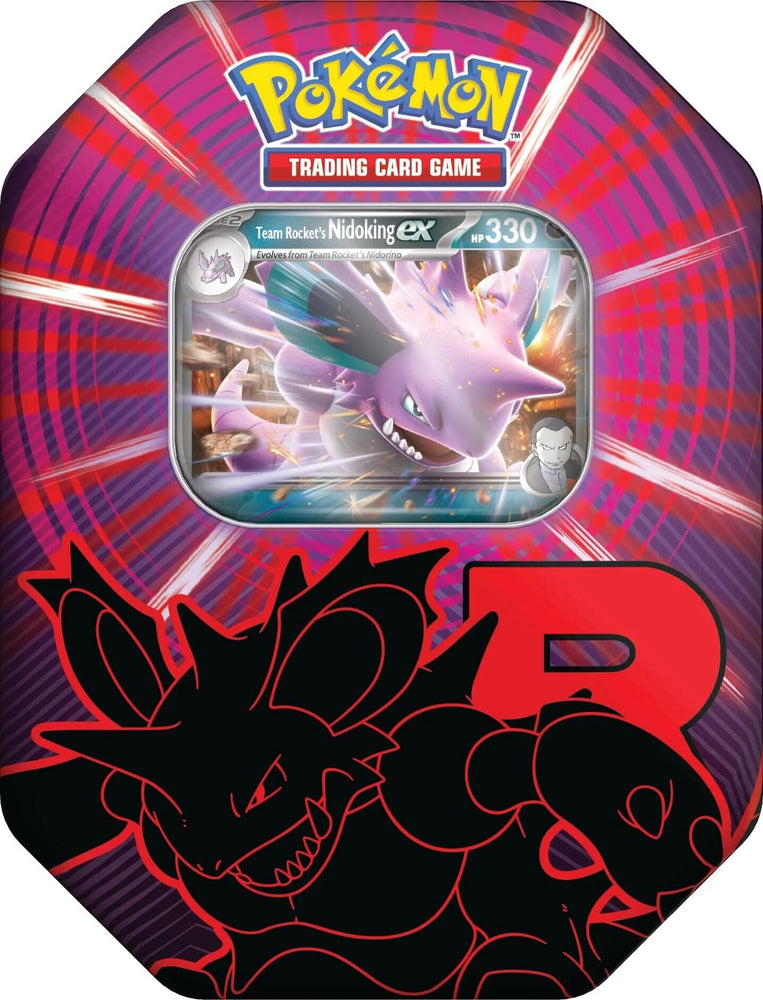 Team Rocket Tin (Team Rocket's Nidoking ex) (International Version) Pokémon
