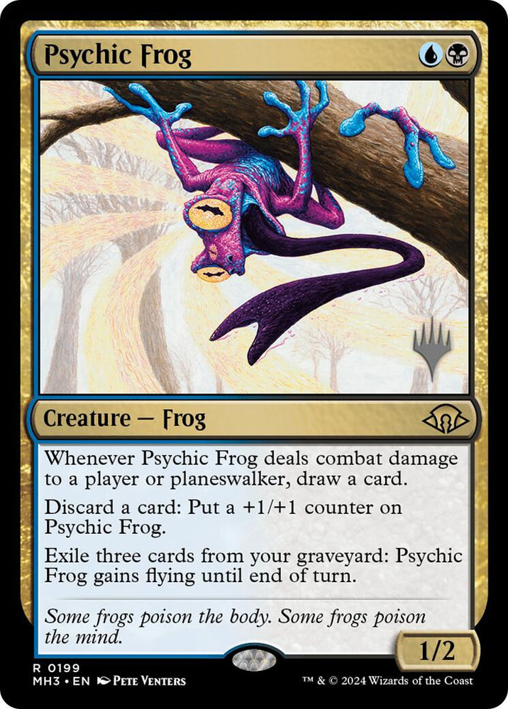 Psychic Frog (Promo Pack) [Edge of Eternities Promo Pack] Magic: The Gathering
