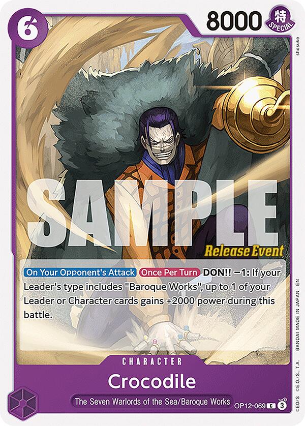 Crocodile [Legacy of the Master Release Event Cards] Bandai