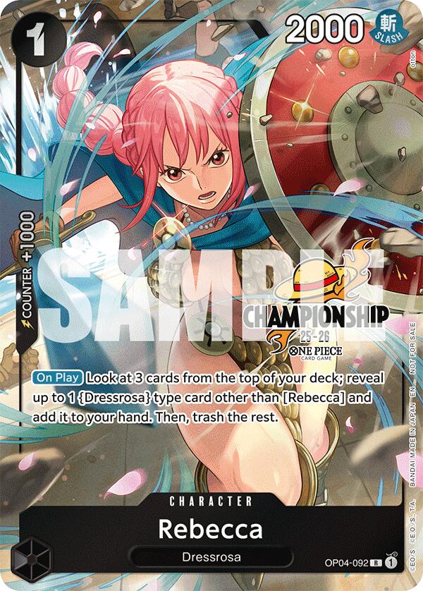 Rebecca (CS 25-26 Celebration Pack) [One Piece Promotion Cards] Bandai