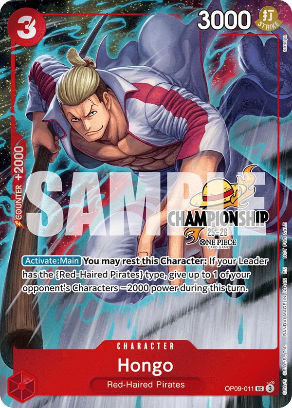 Hongo (CS 25-26 Celebration Pack) [One Piece Promotion Cards] Bandai