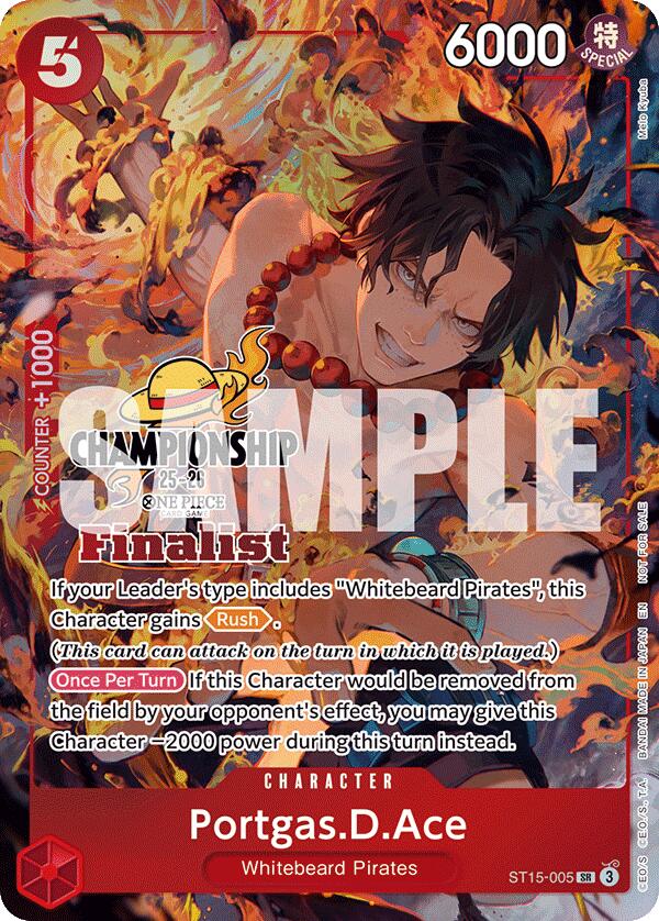 Portgas.D.Ace (CS 25-26 Finalist Card Set 1) [One Piece Promotion Cards] Bandai
