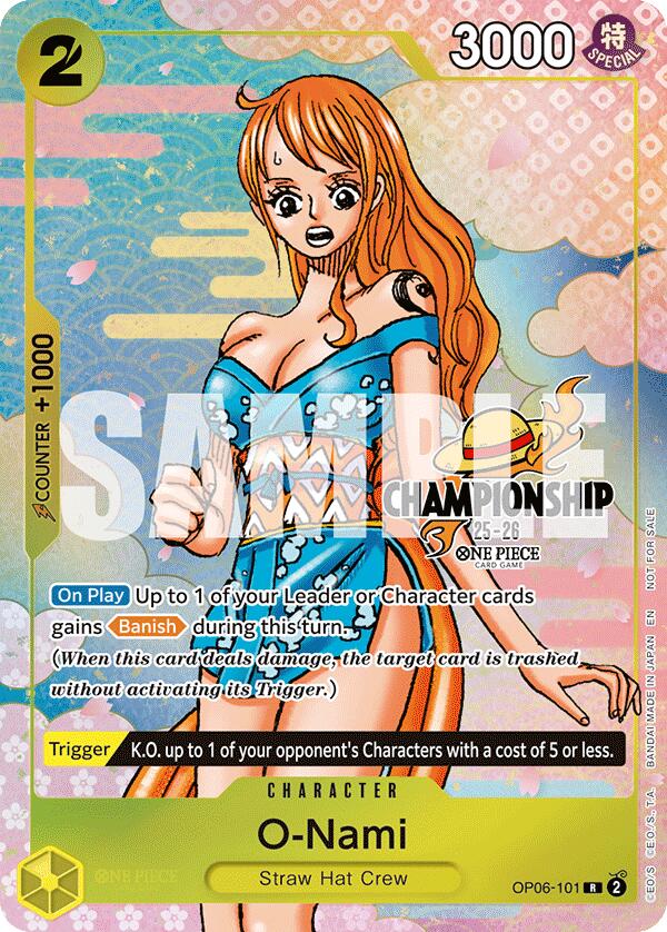 O-Nami (CS 25-26 Event Pack Finalist Ver.) [One Piece Promotion Cards] Bandai