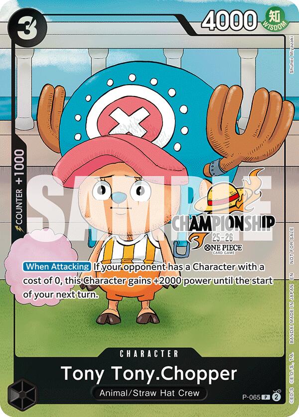 Tony Tony.Chopper (CS 25-26 Event Pack Finalist Ver.) [One Piece Promotion Cards] Bandai