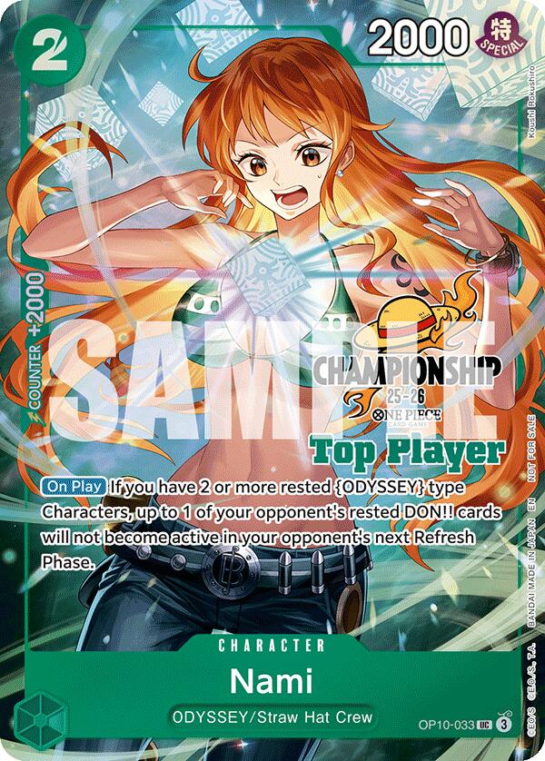 Nami (CS 25-26 Top Player Pack) [One Piece Promotion Cards] Bandai