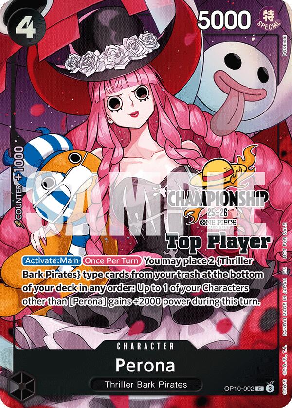Perona (CS 25-26 Top Player Pack) [One Piece Promotion Cards] Bandai